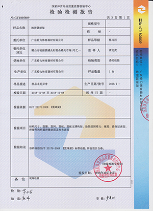 體育檢測報告