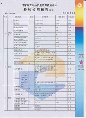 體育檢測(cè)報(bào)告